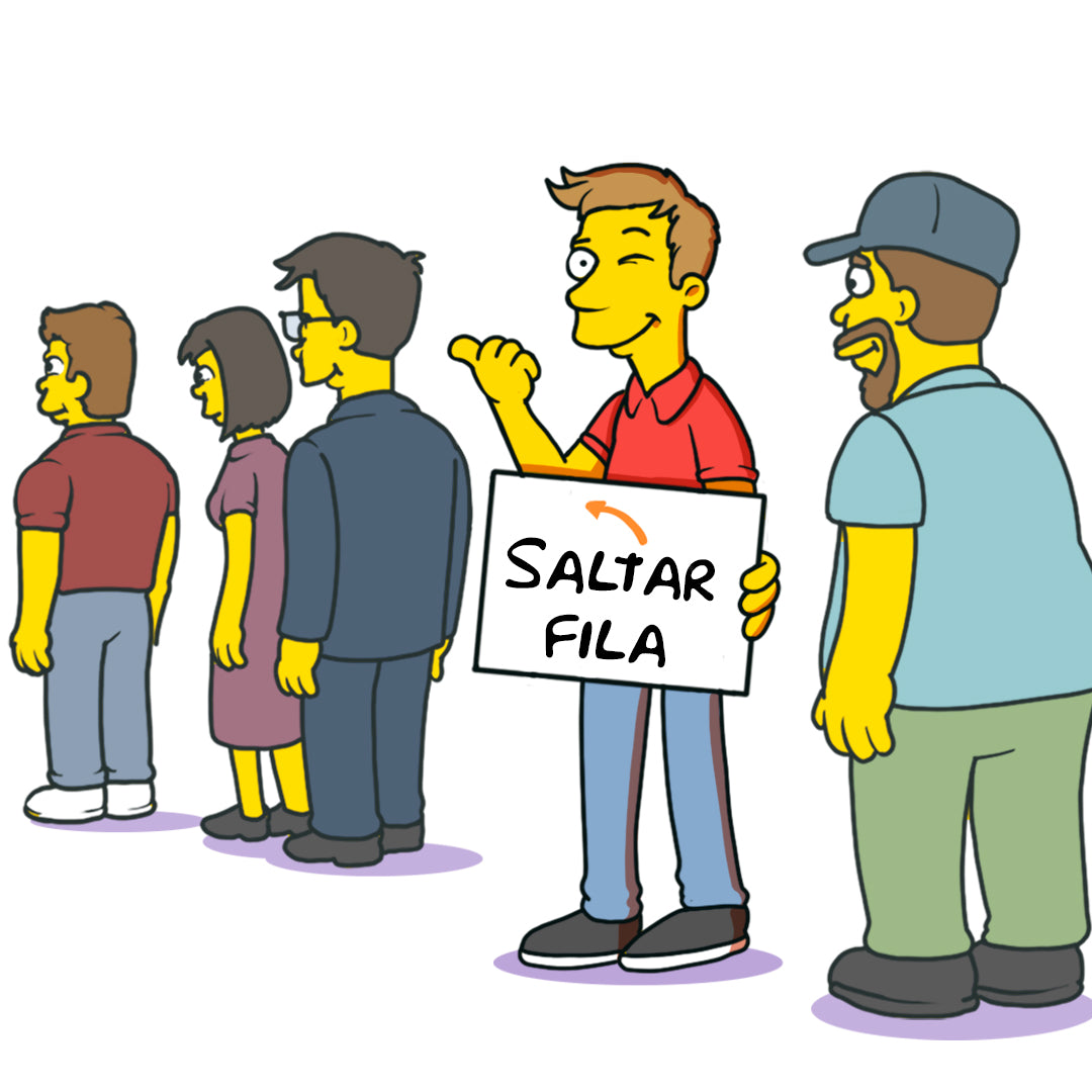 Saltar la fila