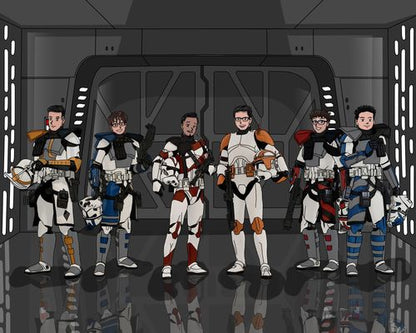 Más de 6 personajes