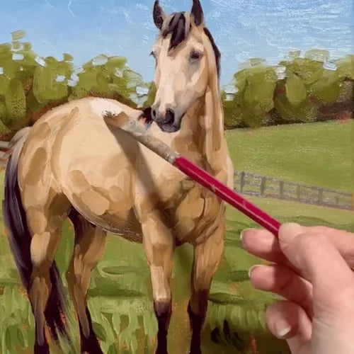 Hand-Painted Oil Painting
